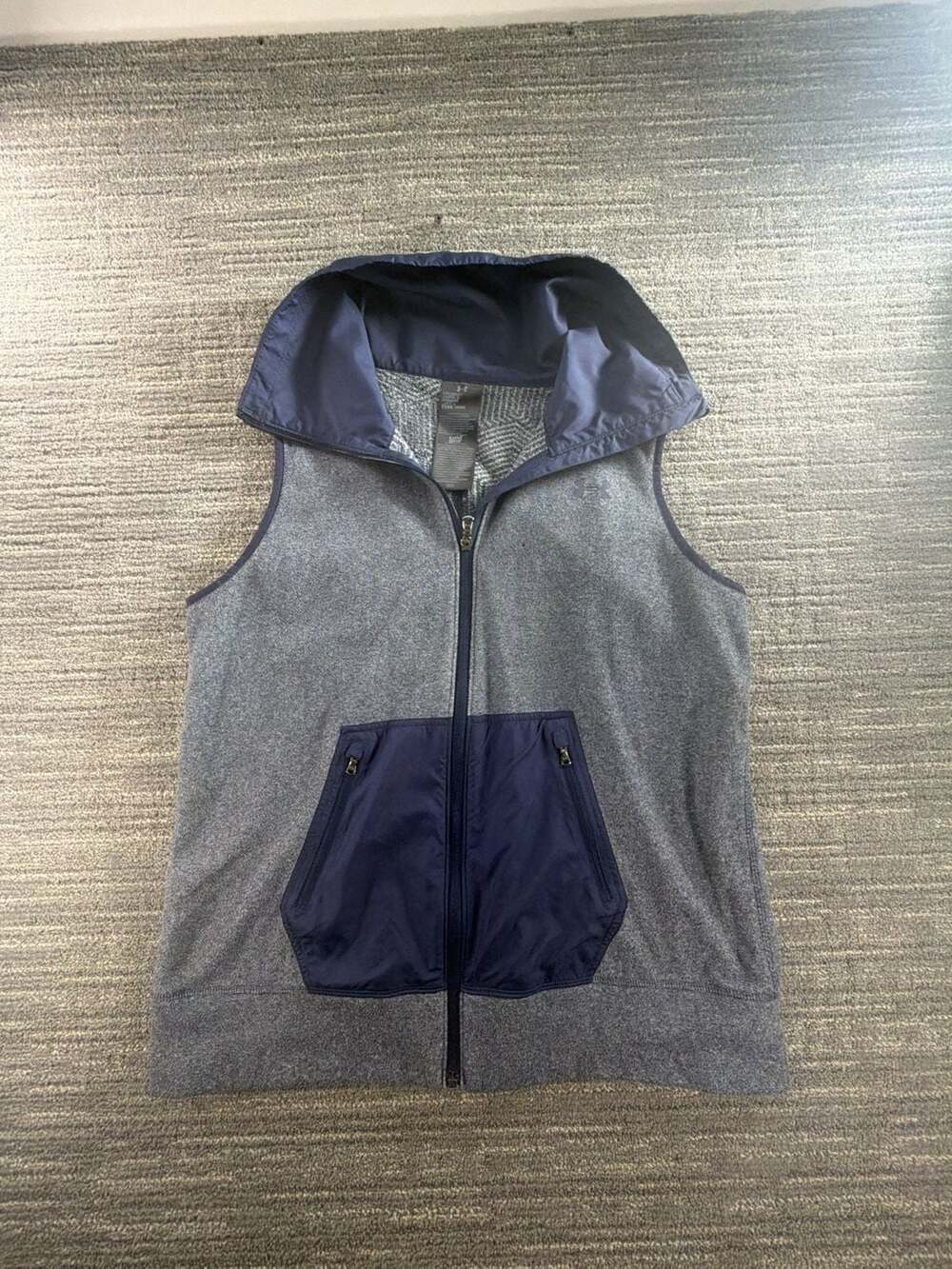 Under Armour ColdGear Women's Full-Zip Sleeveless Fleece Vest with Hood